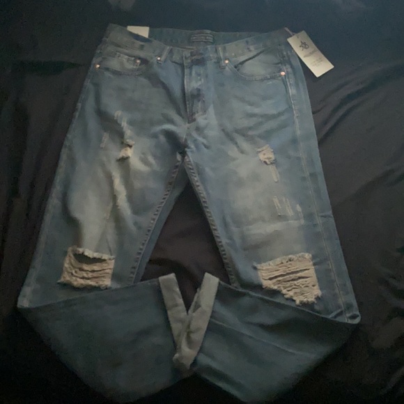 American Bazi Size 9/10 Boyfriend High Rise Jeans - Picture 2 of 5